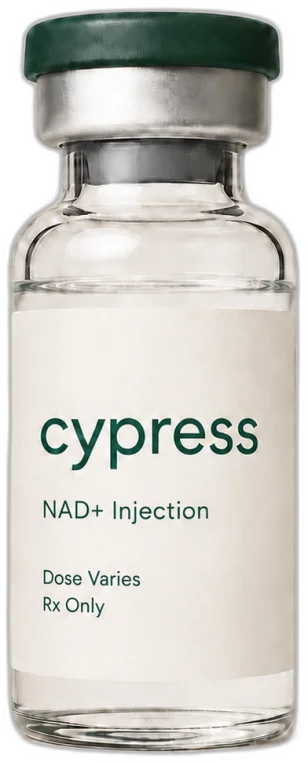 NAD+ injection vial