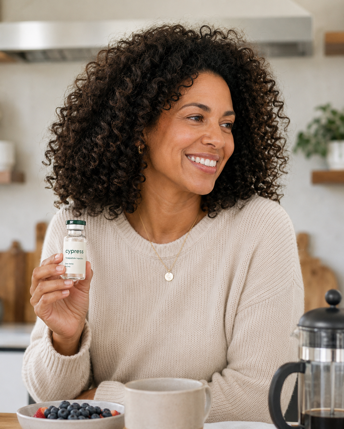 Compounded tirzepatide injection for weight loss
